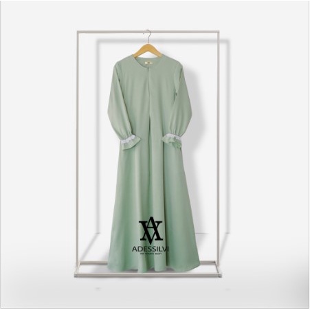 Amira Dress | Size S M L XL XXL | Gamis Casual Big Size Gamis Renda Baju Muslimah Matt Syakila