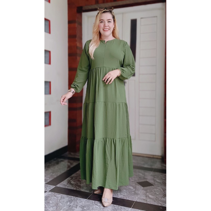 LONG DRESS YIN JAHITAN BUTIK YENI BAGARIANG