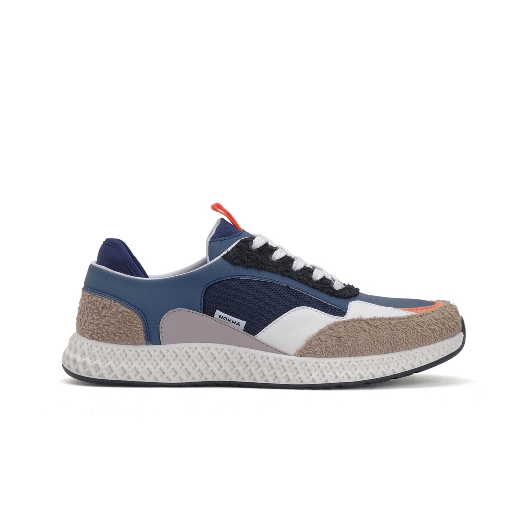 Nokha Sepatu Sneakers Namsan Navy Pria