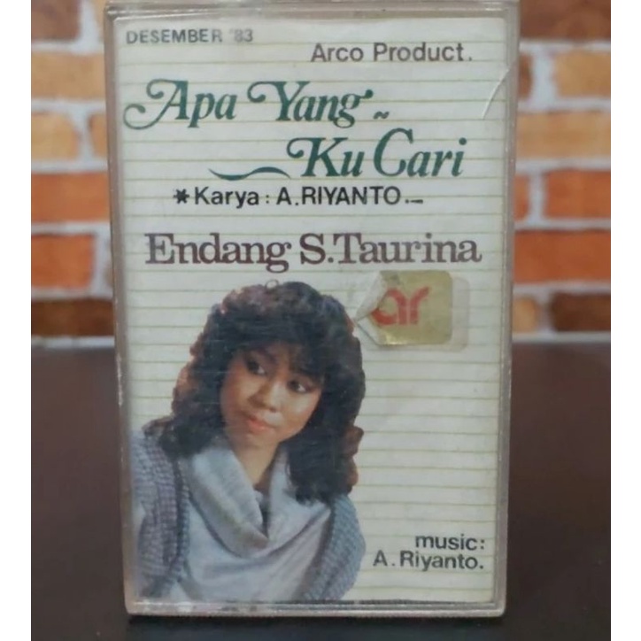 Kaset Pita Endang S. Taurina-Apa Yang Ku Cari
