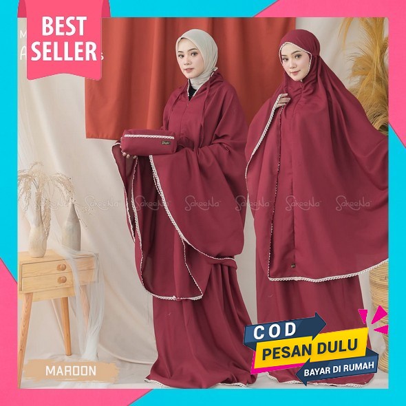 Terbaru Mukena Dewasa Katun Paris Hawwa Vol 2 Size Jumbo Mukena Dewasa Jumbo Terbaru 2022 Bahan Adem