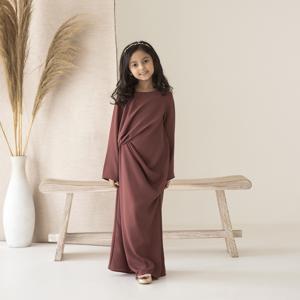 Sasmaya Kids by Aska Label - Gamis anak ukuran 1 sampai 11