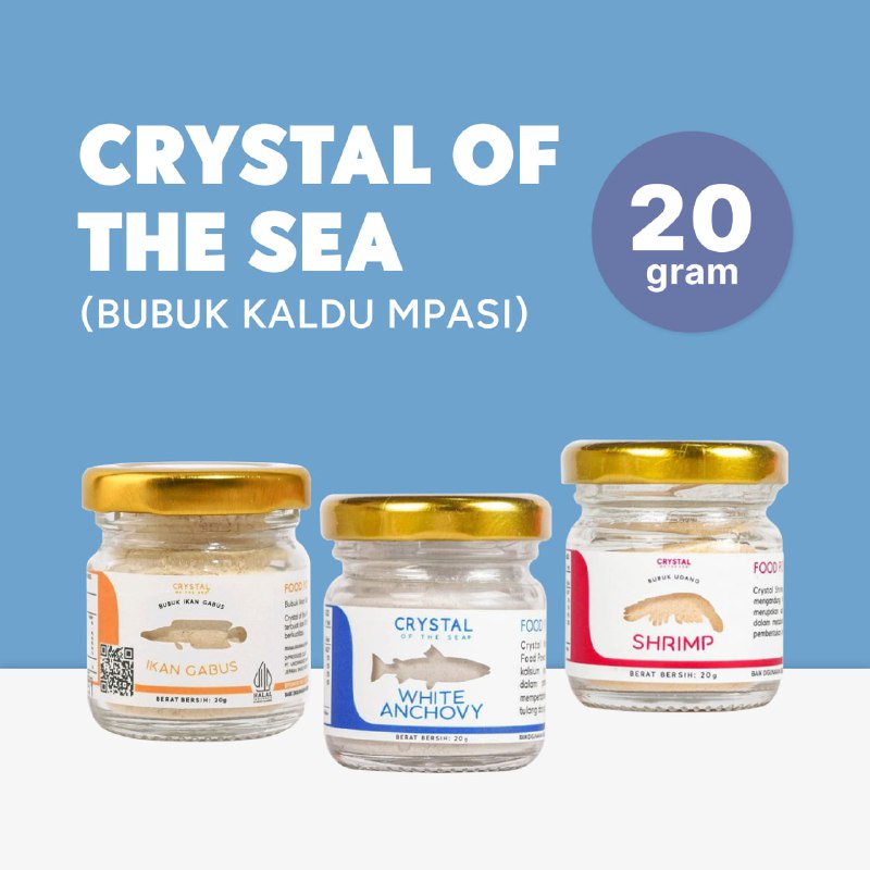 Crystal of the Sea Powder / Bubuk kaldu Mpasi 20 gr