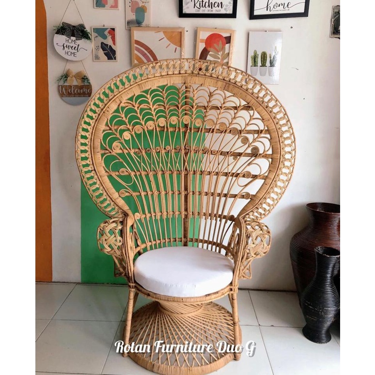 KURSI ROTAN RAJA SUPER KOKOOOH BANGET/KURSI PELAMINAN ROTAN/ROTAN ASLI  murah
