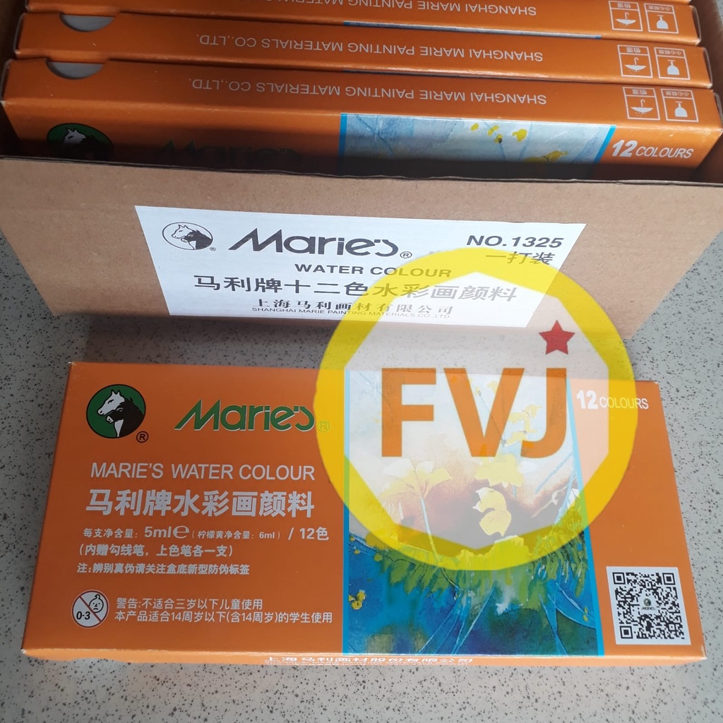 

Cat air Marie's maries 12 warna no 1325 water colour