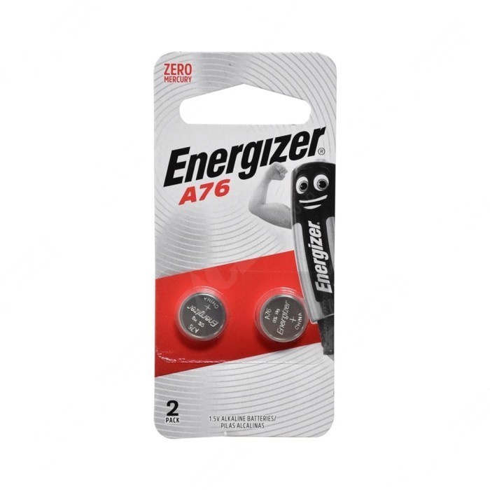 Battery Baterai Energizer A76 BP2 LR44 1.5V Multi Fungsi