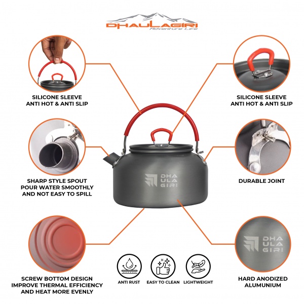 Teko Outdoor Dhaulagiri Kettle 0.8L