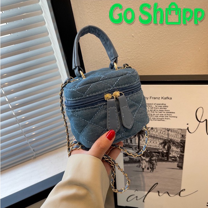 Tas Selempang Bahu Wanita Mini Jeans Import Fashion Korea Terbaru - Sling Bag Wanita Lucu Kekinian TB08