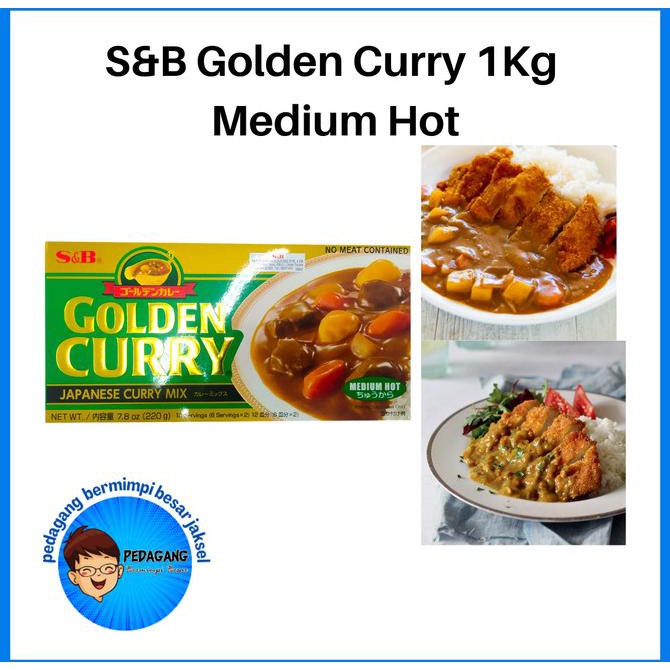 

Bumbu Enak S&B Golden Curry 1Kg Medium Hot | Kari Blok | Kari Jepang