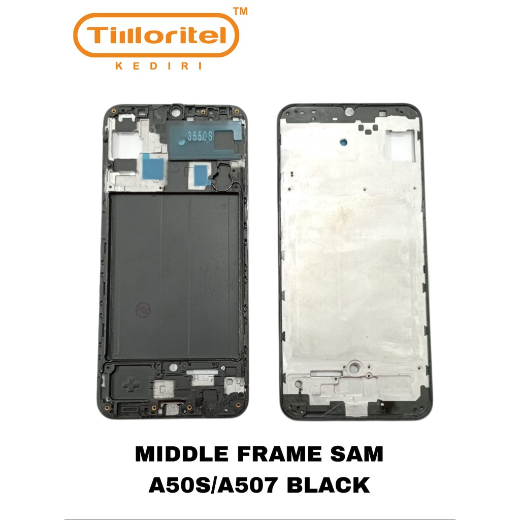 MIDDLE FRAME LCD SAM A50S/A507/A507F BLACK
