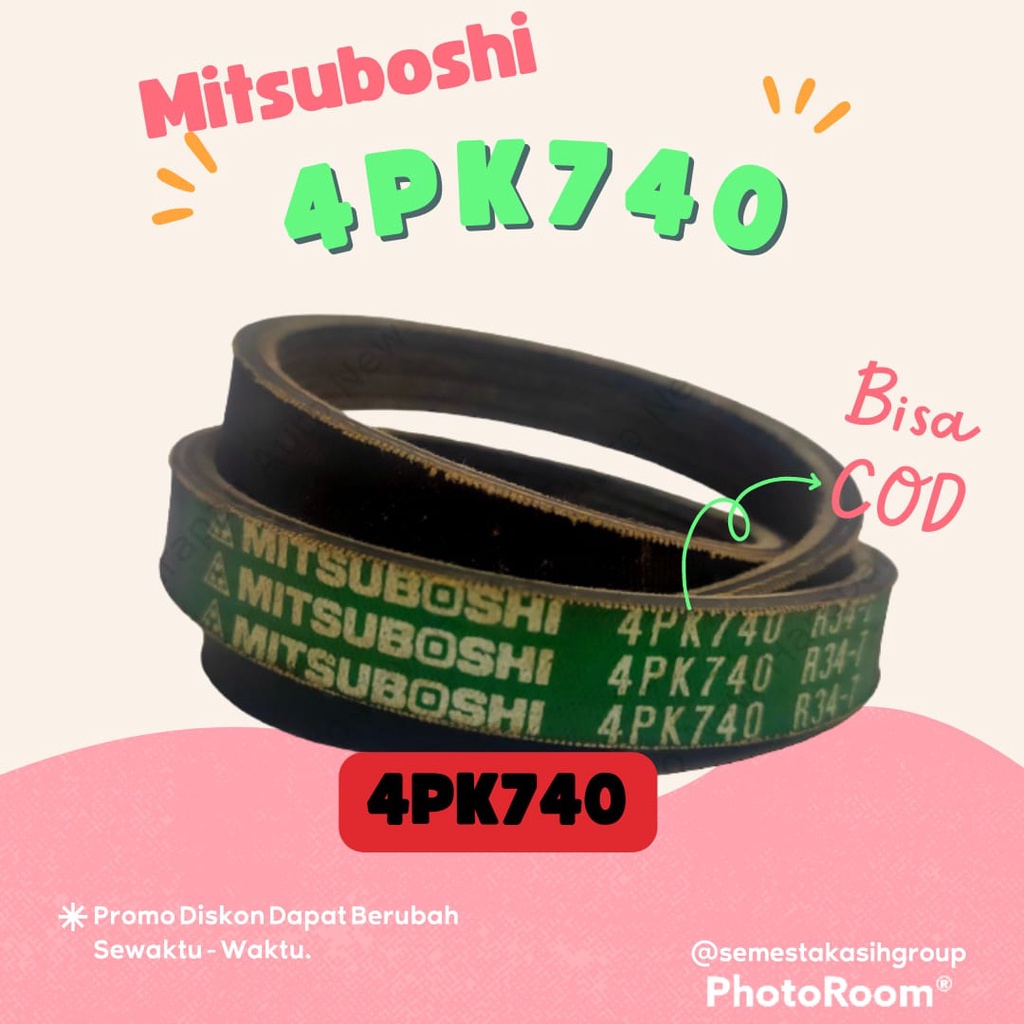 Fan Belt Mitsuboshi 4PK740