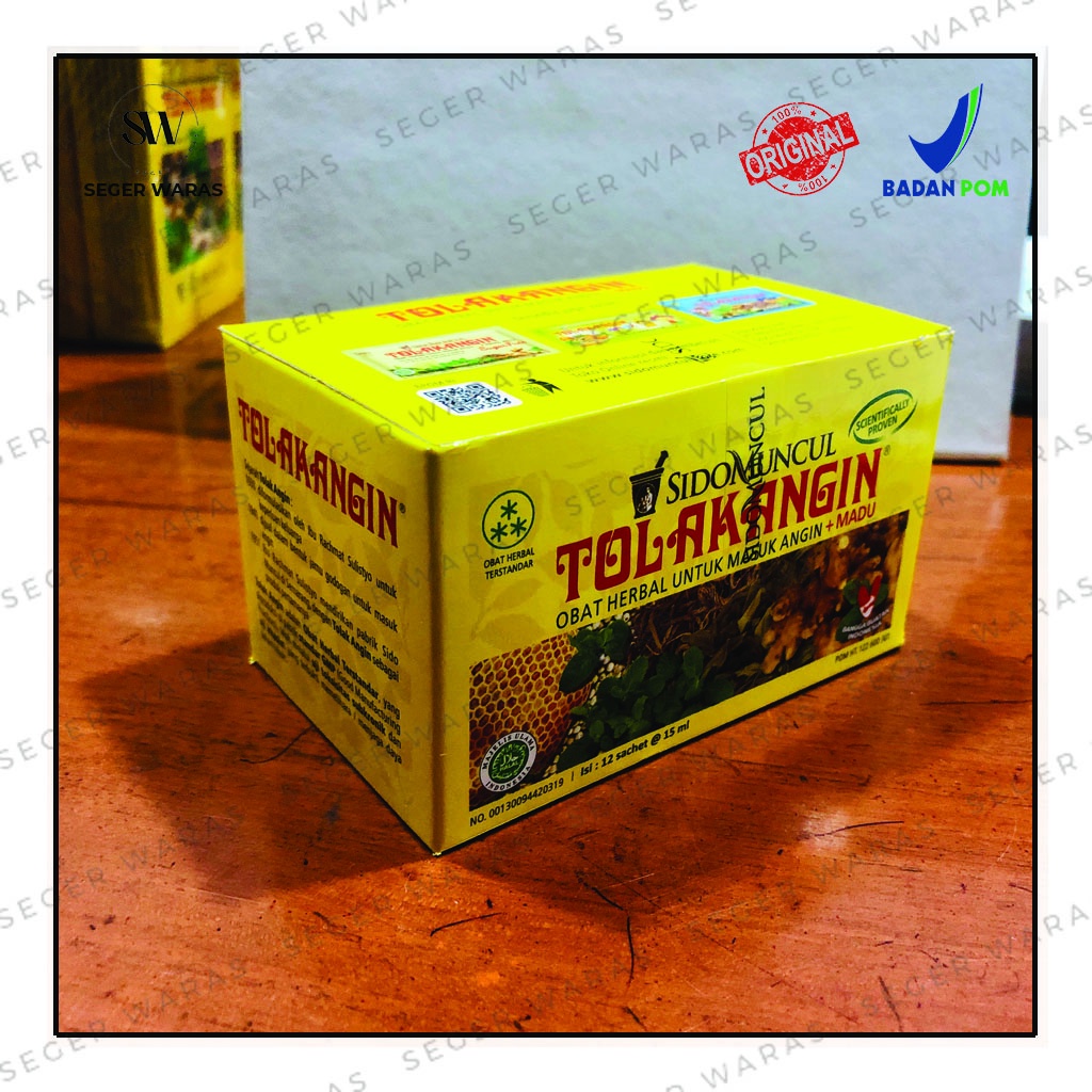 

TOLAK ANGIN Cair (1 dus isi 12 sachet) sirup herbal untuk masuk angin