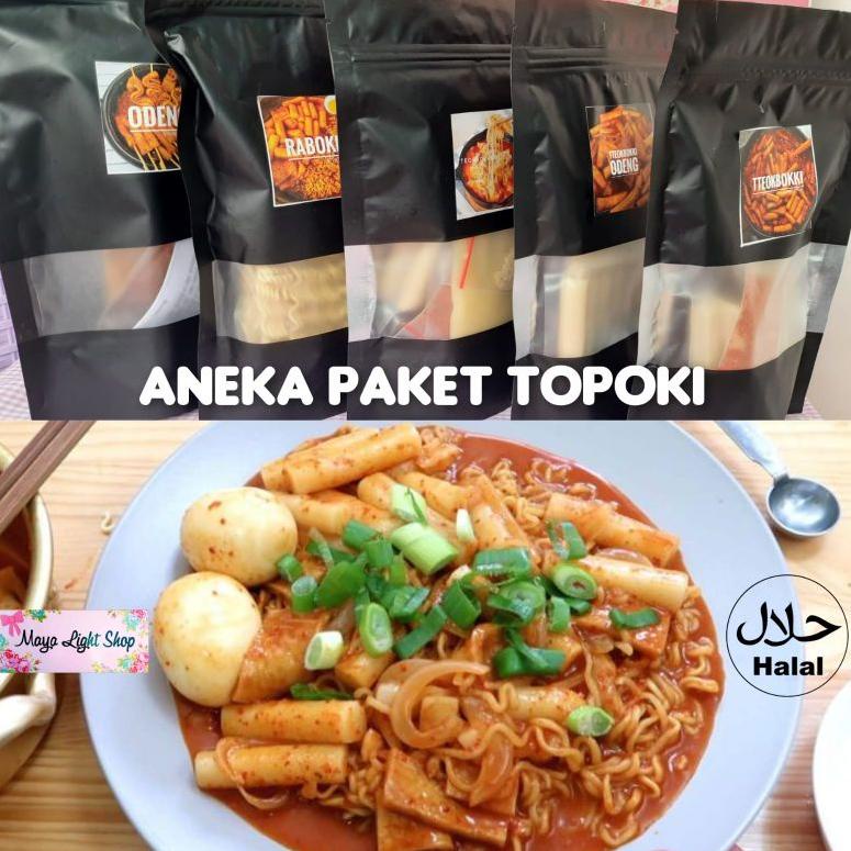 

[ SALE ] paket topoki toppoki tteokbokki tteok odeng mozarella halal kue beras 100gr gochujang 200ml garaetteok
