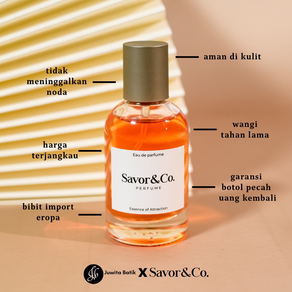 PARFUM WANITA WANGI TAHAN LAMA BEST SELLER FOR WOMAN PERFUME Savor &amp; Co. x Juwita Batik