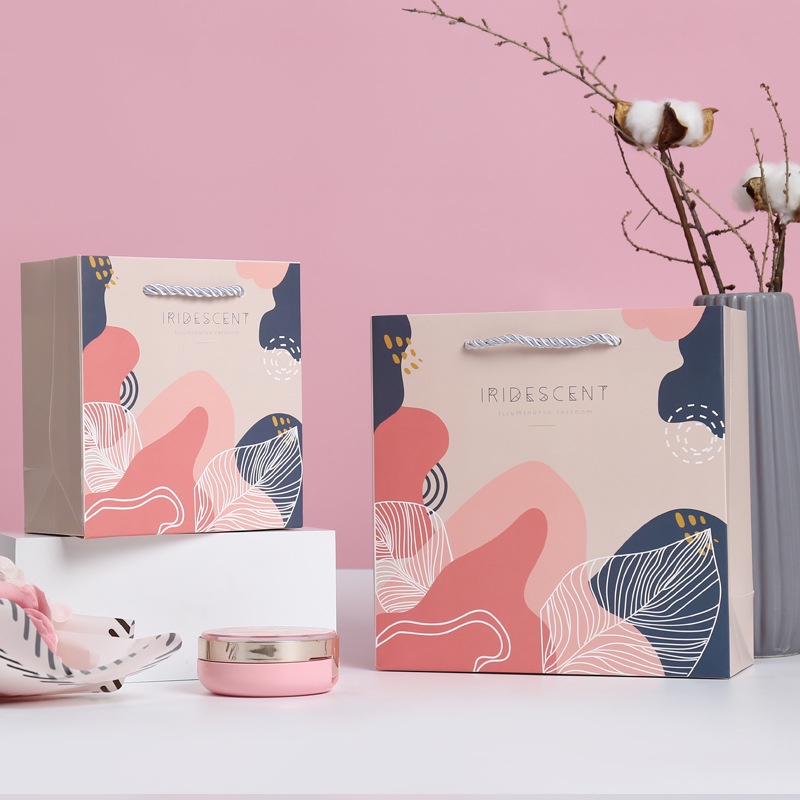 Paper Bag Souvenir Kantong Kertas Aesthetic Pink
