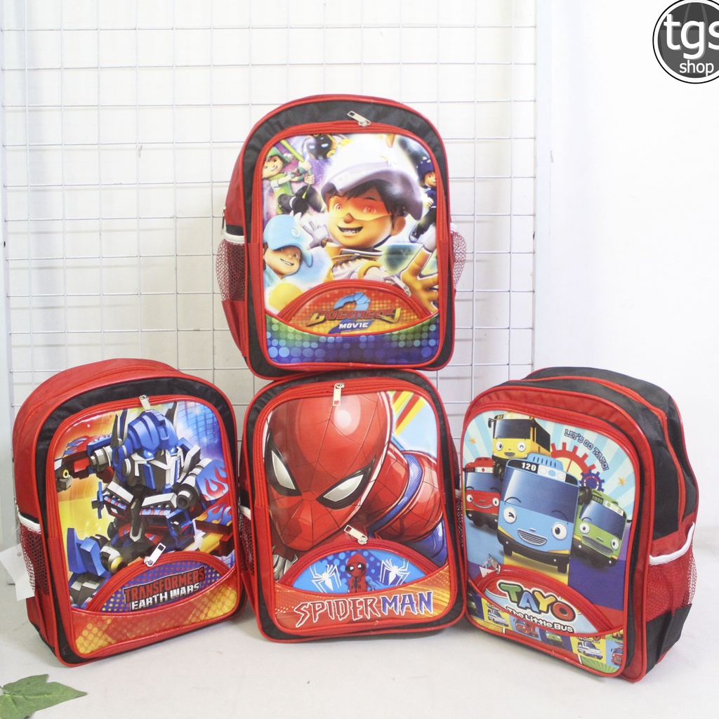 Tas ransel anak sekolah Tk cowok Tas karakter murah Tas Anak Super Hero