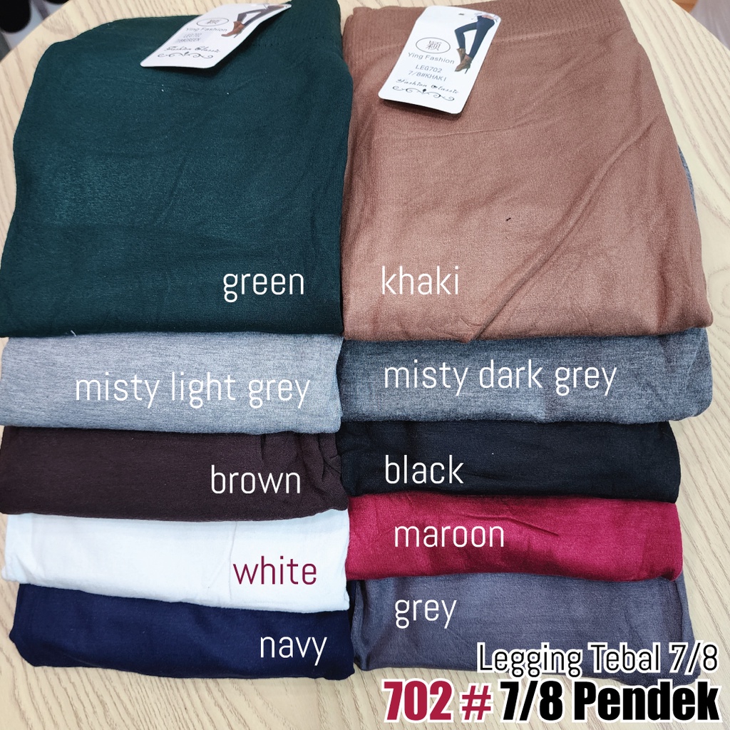 Legging Tebal pendek Wanita 702 7/8 / Legging Fleece / Legging Thermal 902 pendek / Legging fleece Wanita 7/8 Jumbo