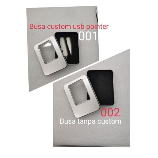 Terbaruϟday Kotak kaleng besi box usb flashdisk pointer