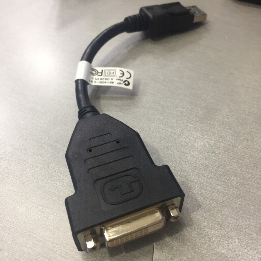 HP Display port to dvi adapter