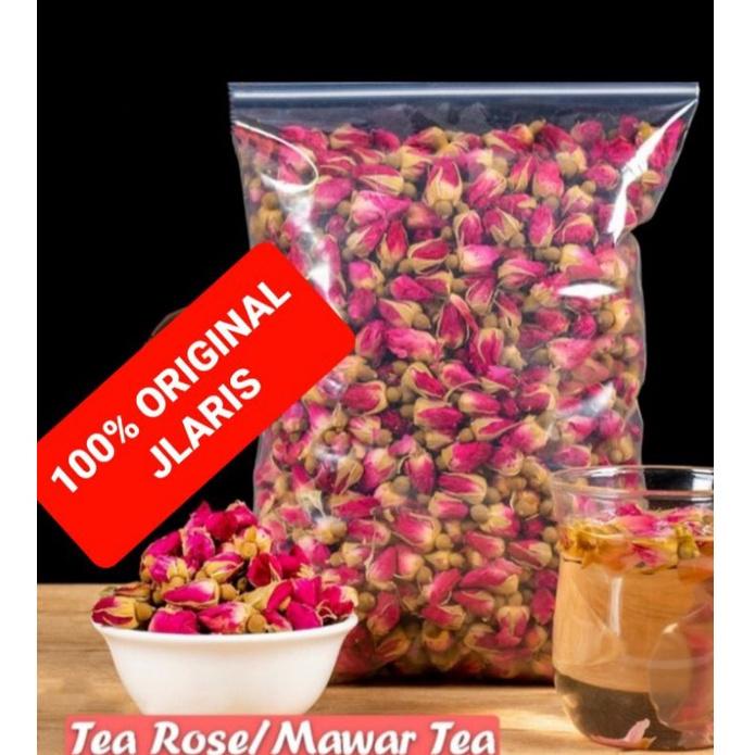 

[KODE 77] 100gram teh bunga mawar red rose buds flower tea