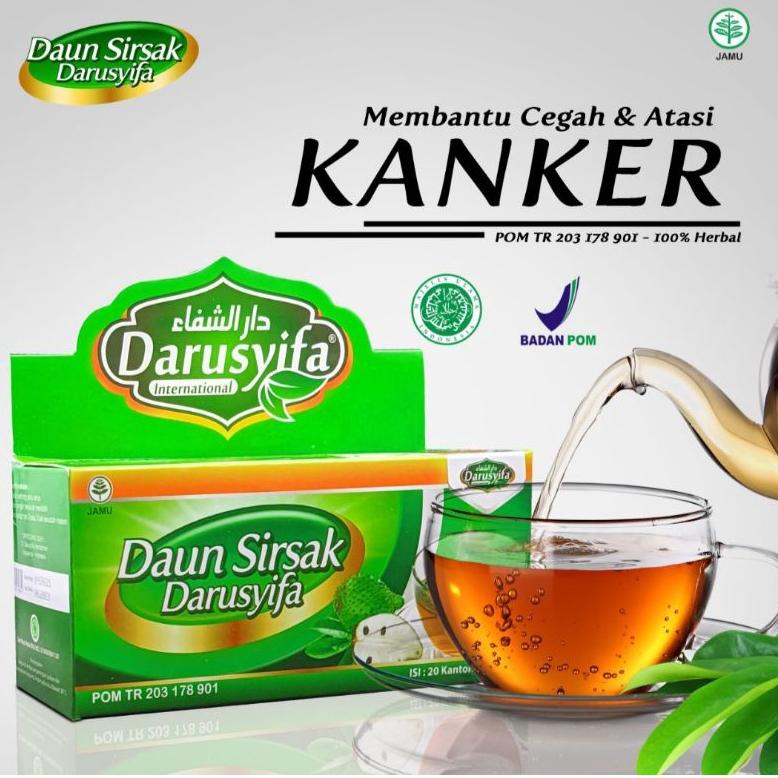 

⚡GROSIR⚡ Teh Celup Daun Sirsak Darusyifa Herbal Kanker Tumor