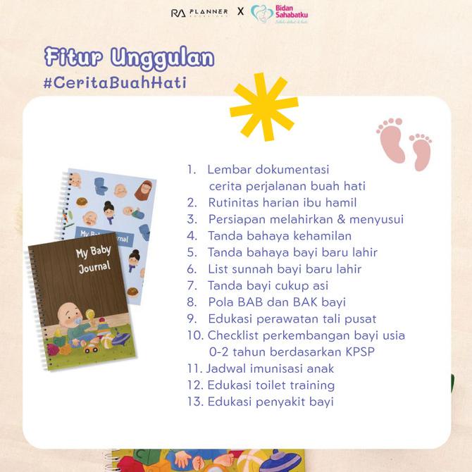 

My Baby Journal 2.0 X Bidan Sahabatku | Ready Stock | Buku Parenting