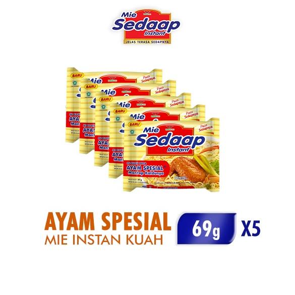 

❤[PROMO MURAH!!!]❤ Mie Sedaap Mie Instan Ayam Spesial 5 x 69 gr