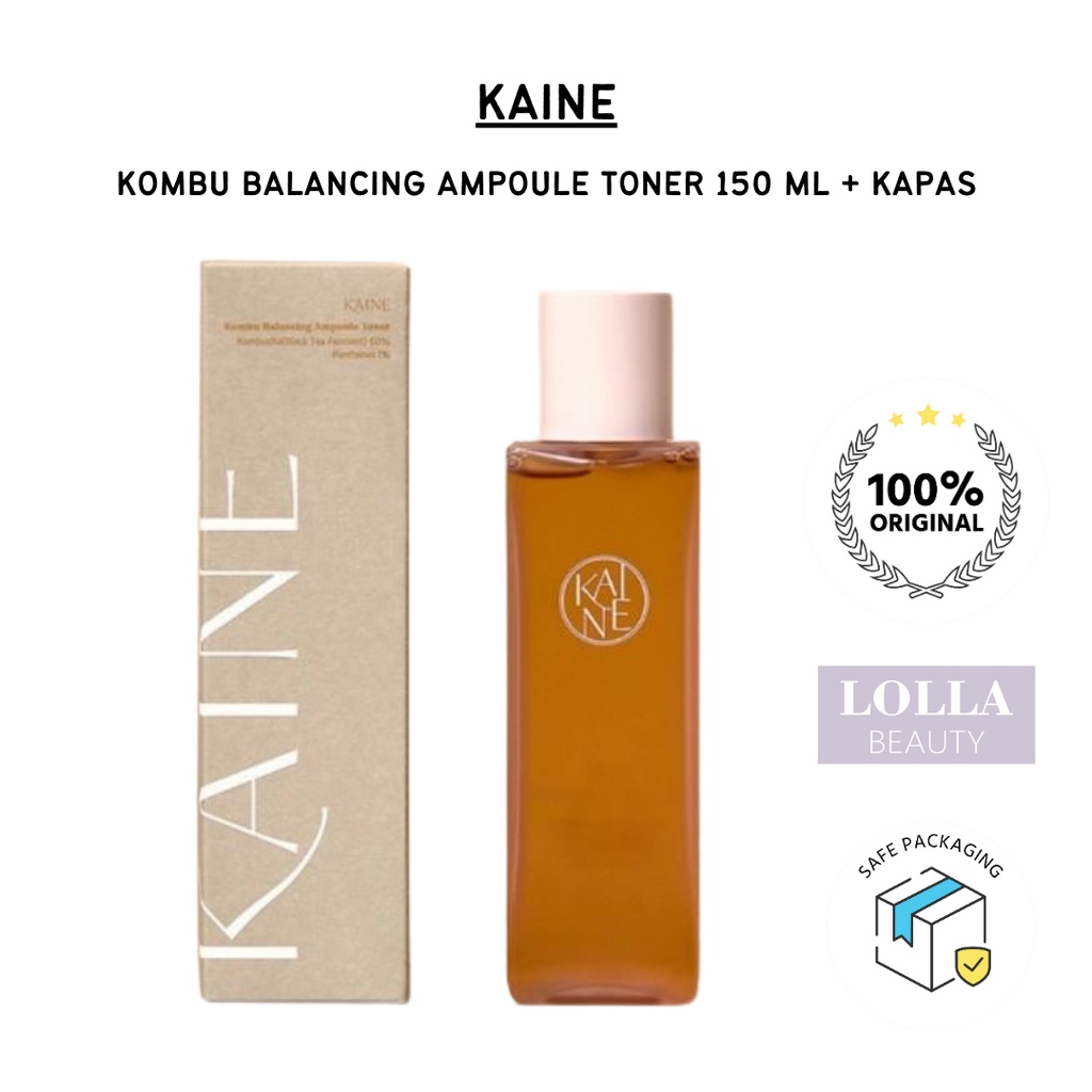 KAINE - Kombu Balancing Ampoule Toner 150 ml + Free Kapas 80 lbr
