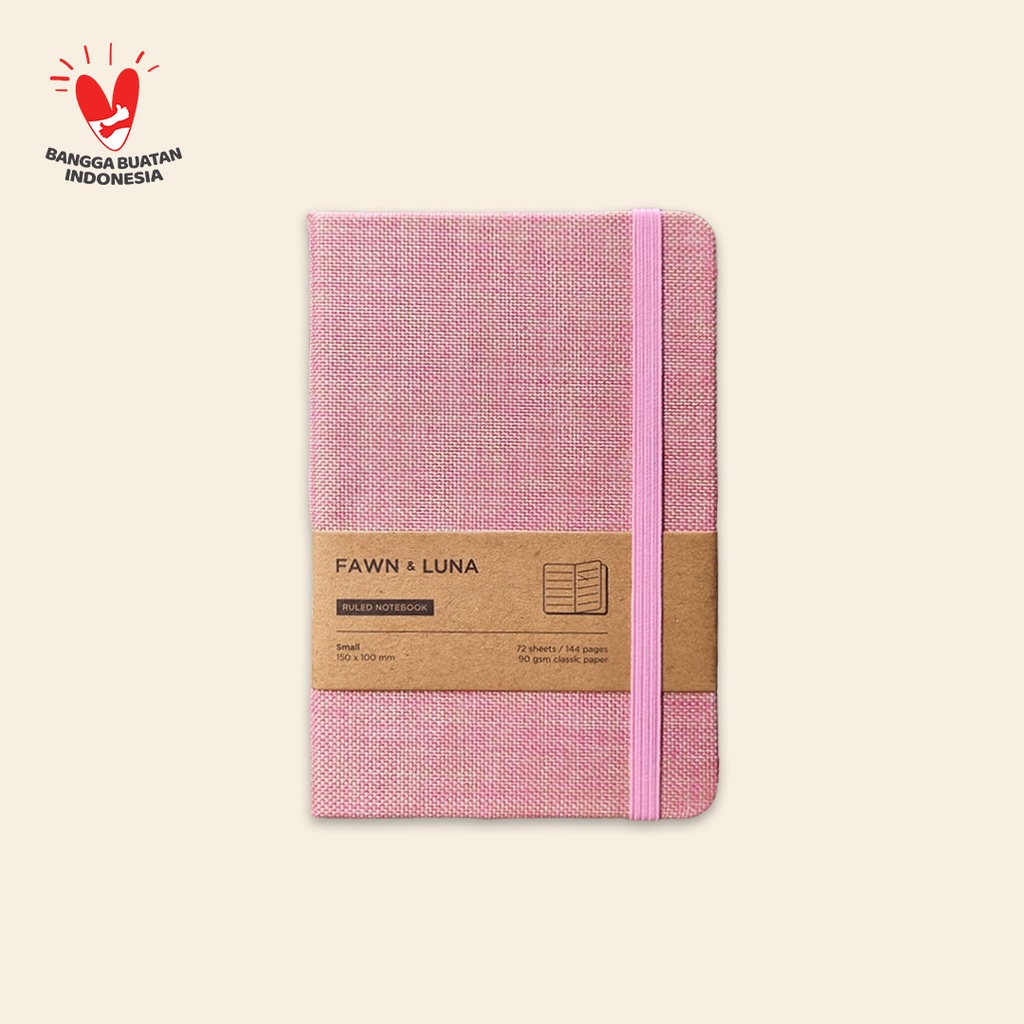 

Fawn & Luna - ROSE ASH - Notebook Small A6 - Buku Jurnal/Agenda/Diary/Catatan