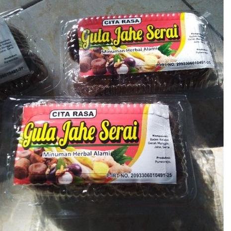 

⚡TOK SIAP 【COD Gula jahe Purworejo-gula jahe cita rasa serai