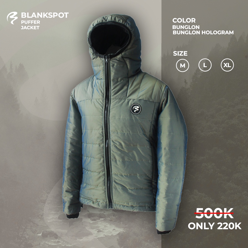 BLNKSPT Puffer Bunglon/Jaket Gelembung Bunglon