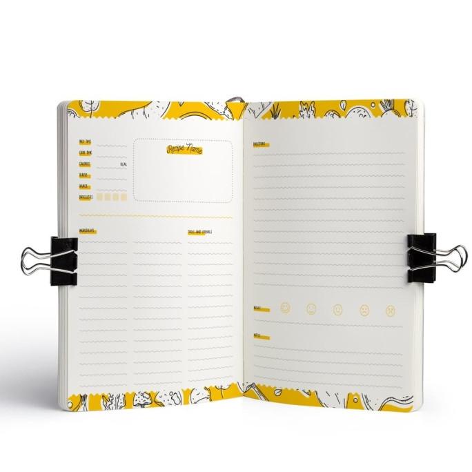 

A5 Recipe Journal Red