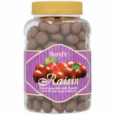 

Beryl'S Raisin White Milk Chocolate 500gr Cokelat Beryls