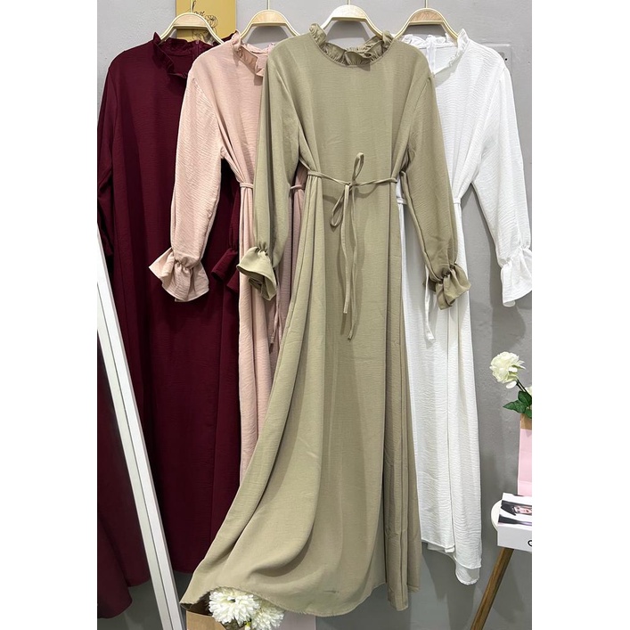 Cherry _ maxi dress rempel | gamis korean style | long tunik