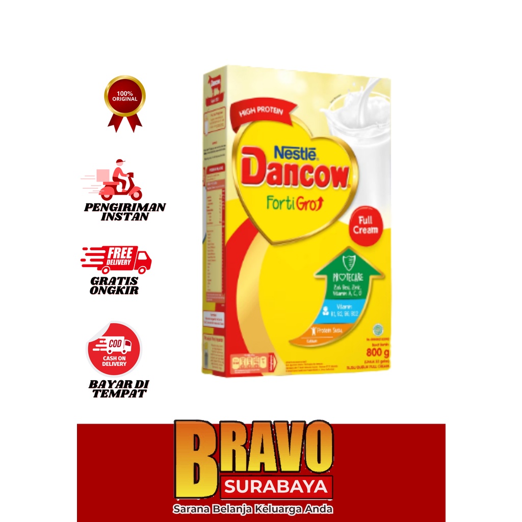 

DANCOW FortiGro Full Cream 200gr / Susu Bubuk