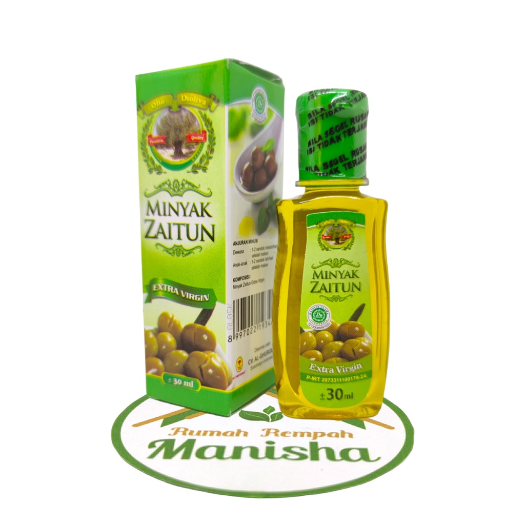 Minyak Zaitun Extra Virgin Olive Oil Al-Ghuroba 30ml