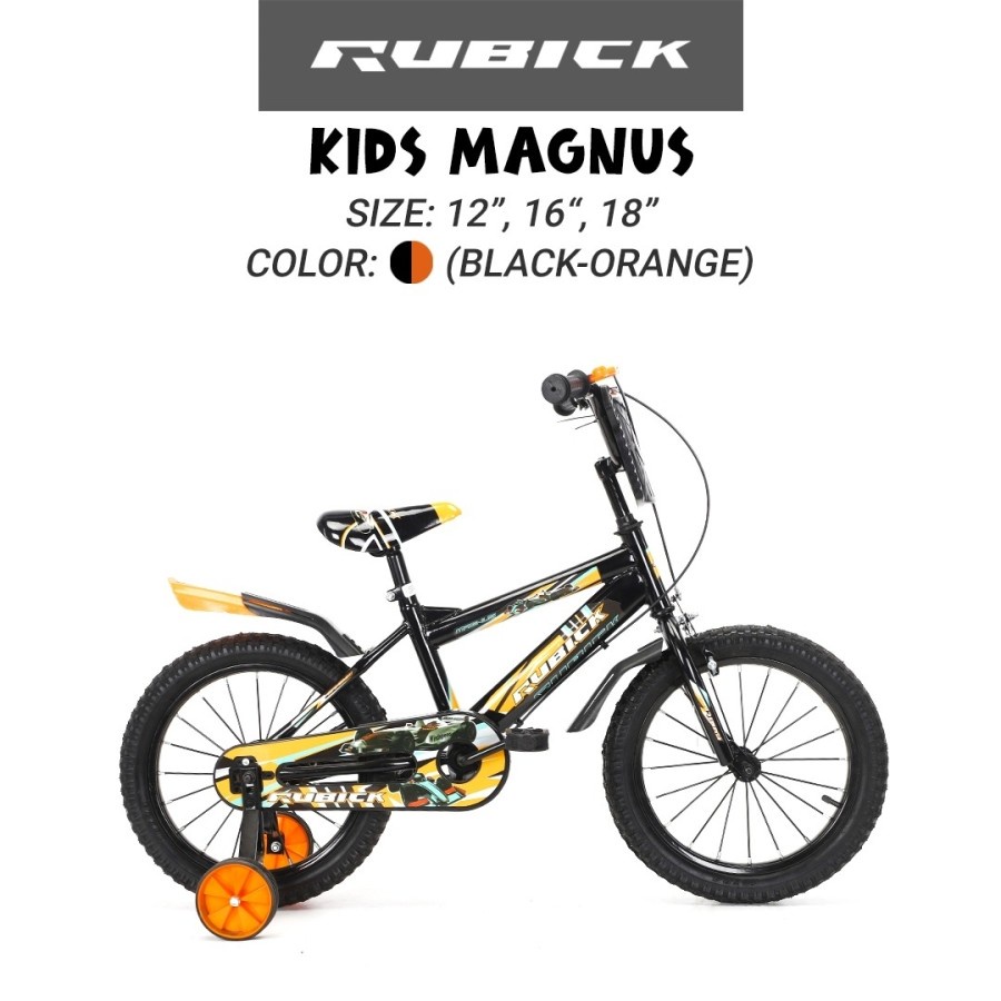 Sepeda anak bmx 16 18 inc rubick magnus bisa buat umur 4-9 tahun ke atas