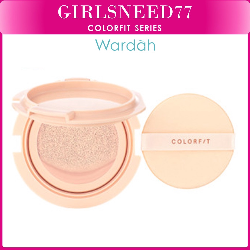 Wardah Refill Colorfit Perfect Glow Cushion SPF 33 PA++ - Alas Bedak  dengan SPF 33++ Tahan 12 Jam Hasil Glowing