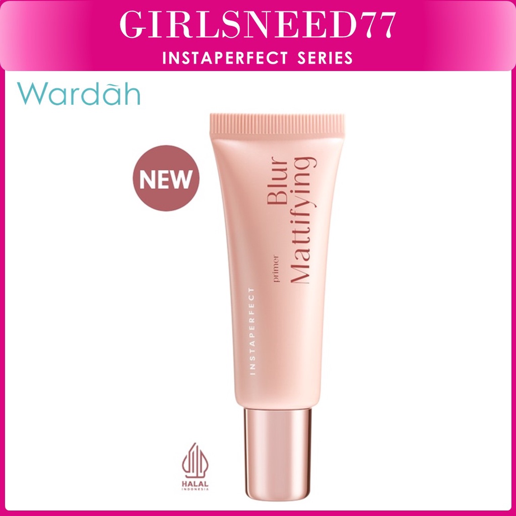 [NEW] Wardah Instaperfect Blur Mattifying Primer 20 ml (Real Skin Pore Blurring, Grip Lasting Effect, Smooth)