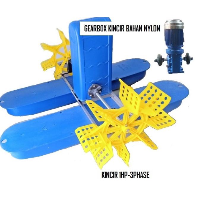 Kincir Tambak 1Hp-3Ph / Gearbox Nylon Dan Anti Karat