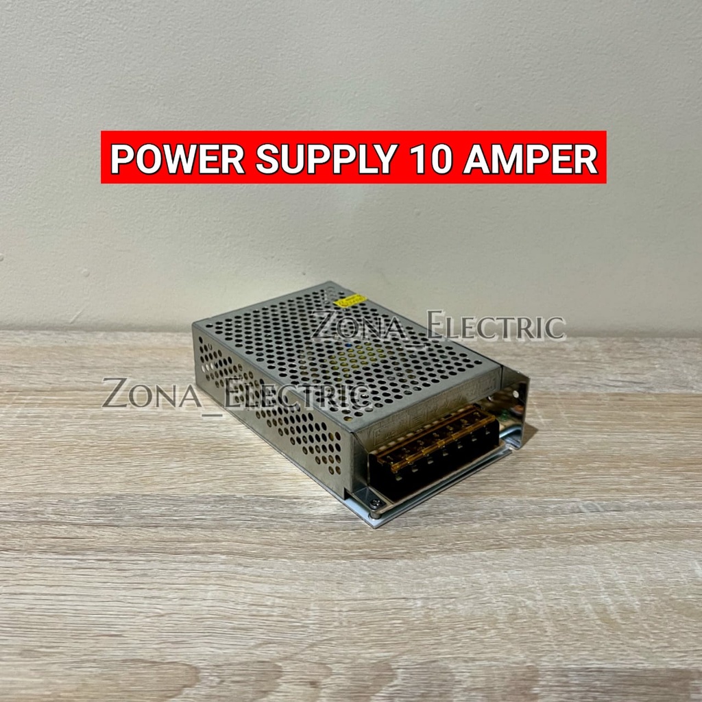 POWER SUPPLY 10 AMPER 12V DC / TRAFO 10A 12V DC / INDOOR