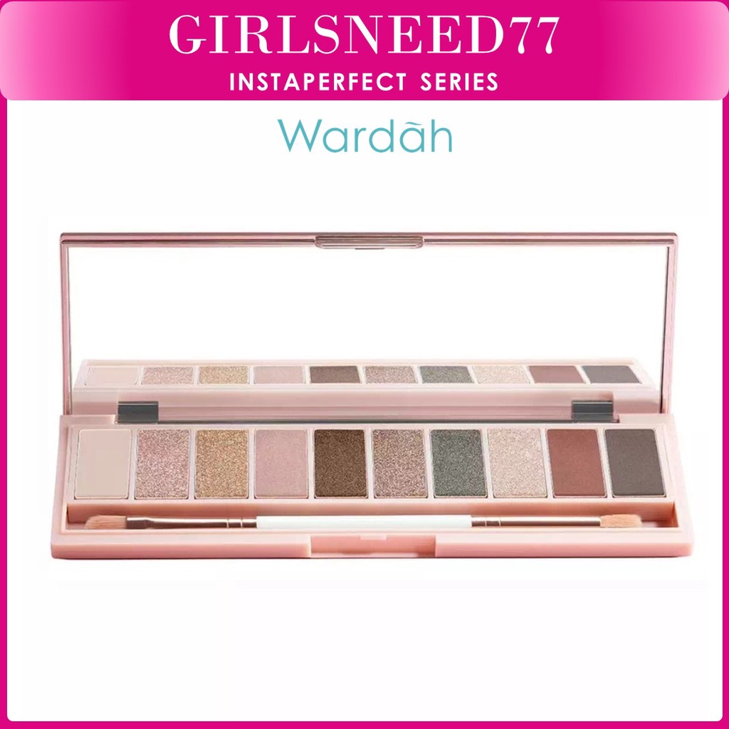 Wardah Instaperfect SPOTLIGHT Chromatic Eye Palette 10 g - Eye Shadow 10 Warna