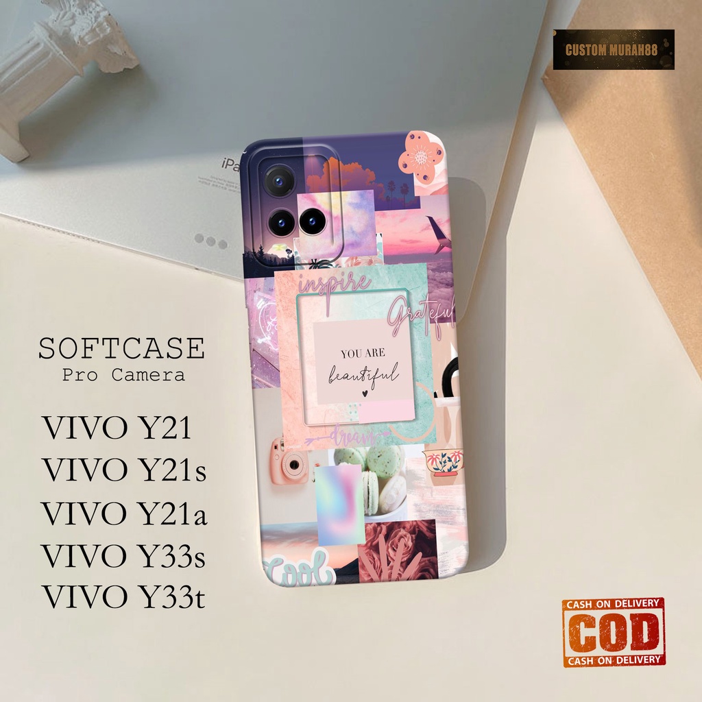 Case Hp Vivo Y21 / Y21s / Y21a / Y33s / Y33t Terbaru - Fashion Case ESTETIK GRAFFITI - Casing Hp Viv
