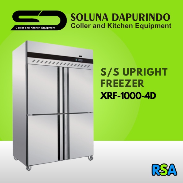 RSA S/S UPRIGHT FREEZER XRF-1000-4D / XRF10004D