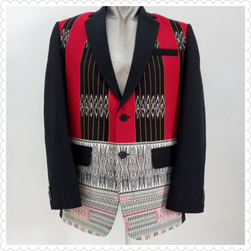 Jas formal ulos / Jas tenun ulos / Jas ulos Sumatera / Jas ulos tenun