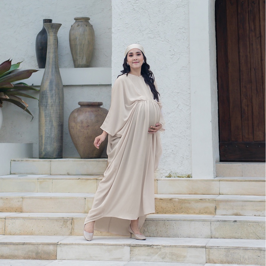 Bajuboo Kalula - Dress Kaftan Busui &amp; Bumil Friendly Athena Sheer Premium