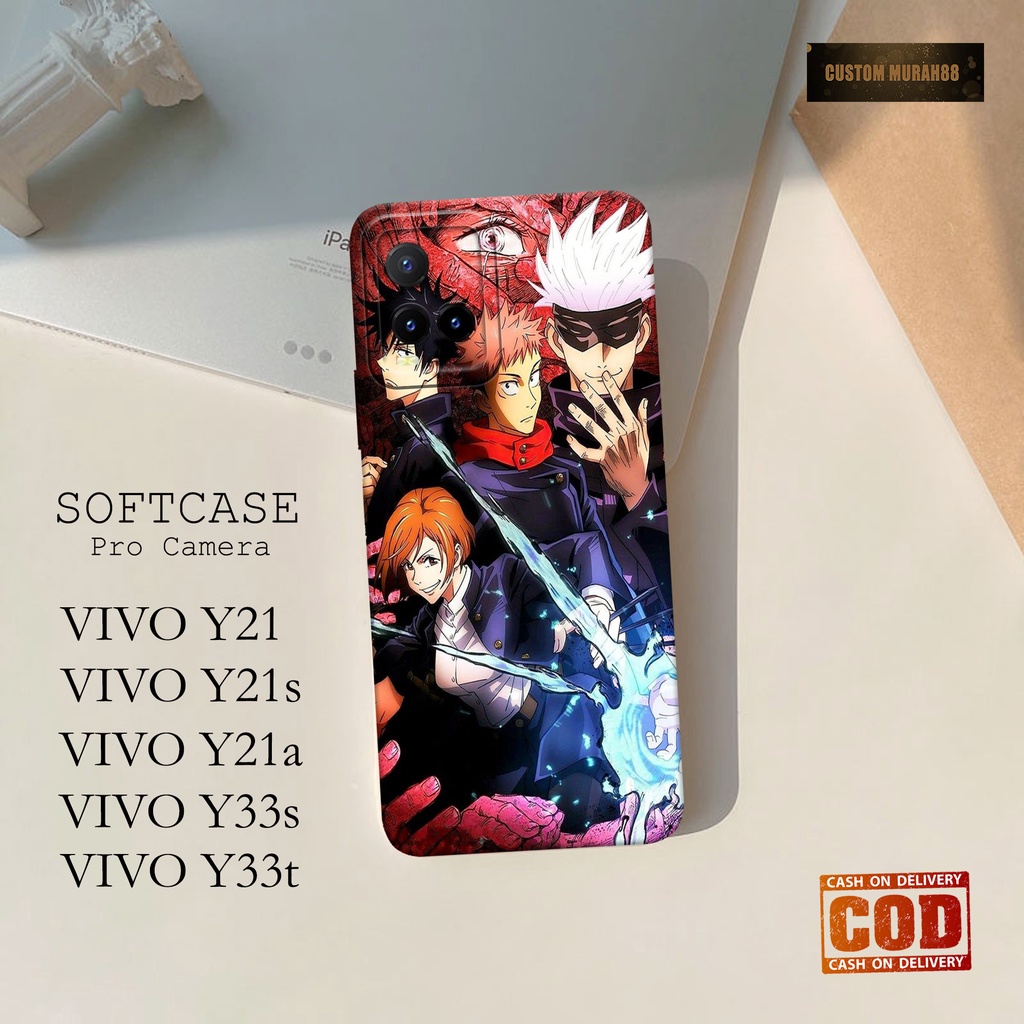 Case Hp Vivo Y21 / Y21s / Y21a / Y33s / Y33t Terbaru - Fashion Case ANIME - Casing Hp Vivo Y21/Vivo 