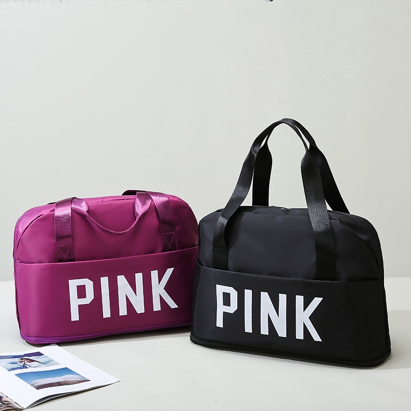 Travel Bag PINK Tas Koper Luggage Hand Carry Import