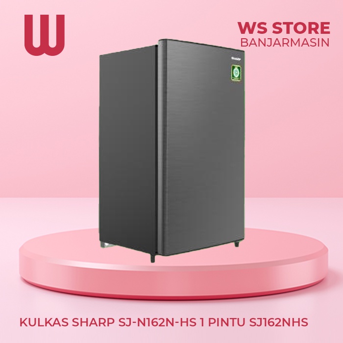 KULKAS SHARP SJ-N162N-HS 1 PINTU SJ162NHS