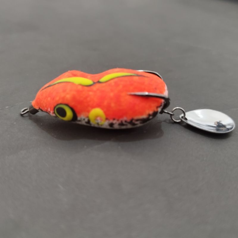 SOFT FROG UNIK BIGOS LURE I UMPAN CASTING IKAN GABUS DAN TOMAN I A FISHING